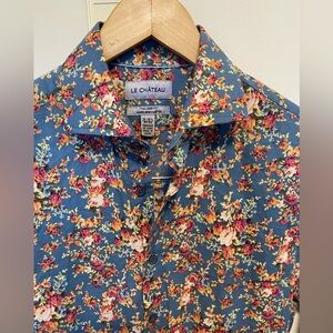 Le Chateau Floral Tailored Fit casual Men’s Shirt 15-15-1/2”